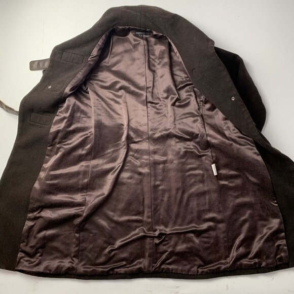 Rudsak Collection Womens size Medium Brown Wool Blend Lined Jacket no hood - Picture 7 of 14